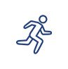 jogging track icon